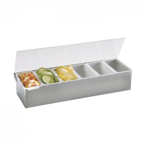 SVING box na ingredience 6ti dílný s víkem, 45,5x14,5x9cm