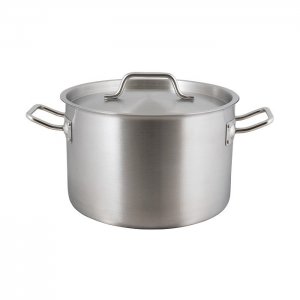 SVING Vysoký nerezový kastrol STANDARD s poklicí 7 l , 24 cm