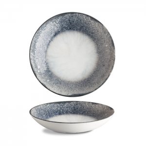 G. Benedikt Polohluboký talíř ISABELLE, dekor Rustic navy blue, 26 cm, K0021