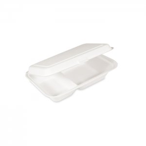 Menu box 2-dílný, BIO cukrová třtina, 250 x 162 x 63 mm / 50 ks