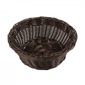 Kulatý košíček O 19 v. 9 cm polyratan
