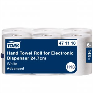 Tork Papírové ručníky, role enMotion bílá 2 vr. 24,7 x 20cm/143m, H13