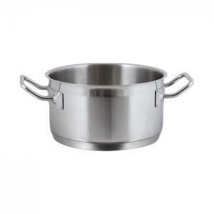 SVING Nízký nerezový kastrol PROFI 3,5 l, 20 cm