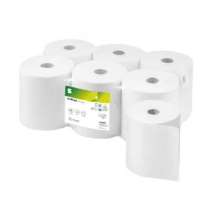 Wepa Professional ručníky pap. v roli 2vr. bílé Comfort bez perforace návin 150 m SYS1