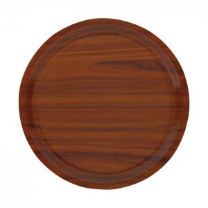 Protiskluzový podnos Midas kulatý O 33 cm Mahagon,walnut