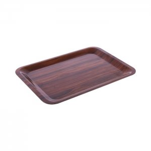 podnos 24x34 cm protiskluzový barva Midas walnut