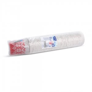 kelímek papírový Zimní období 280ml M / 50ks (pr. 80mm)