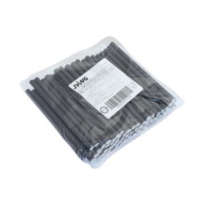 brčka papírová koktejlová JUMBO 14,5 cm, O 8 mm 100 ks černá