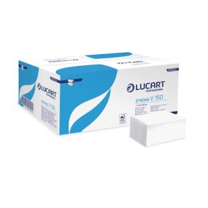 Lucart Professional Papírové ručníky, 2vr. V 3000 ks (25x23cm), bílá celulóza