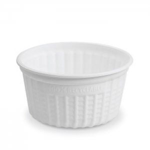 Termo miska "airpac" kulatá bílá, 350 ml, pr. 11,5 cm, (XPP) / 25 ks