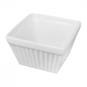 SVING miska čtvercová kónická 60mm porcelánová