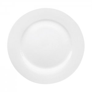 Mělký talíř BISTRO  26cm, bílý porcelán