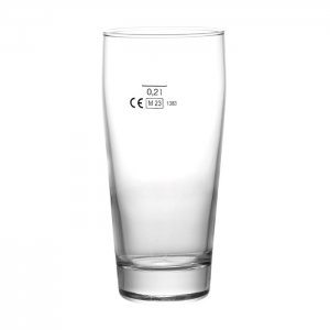 Sklenice na pivo KLASIK 0,2 l, s cejchem